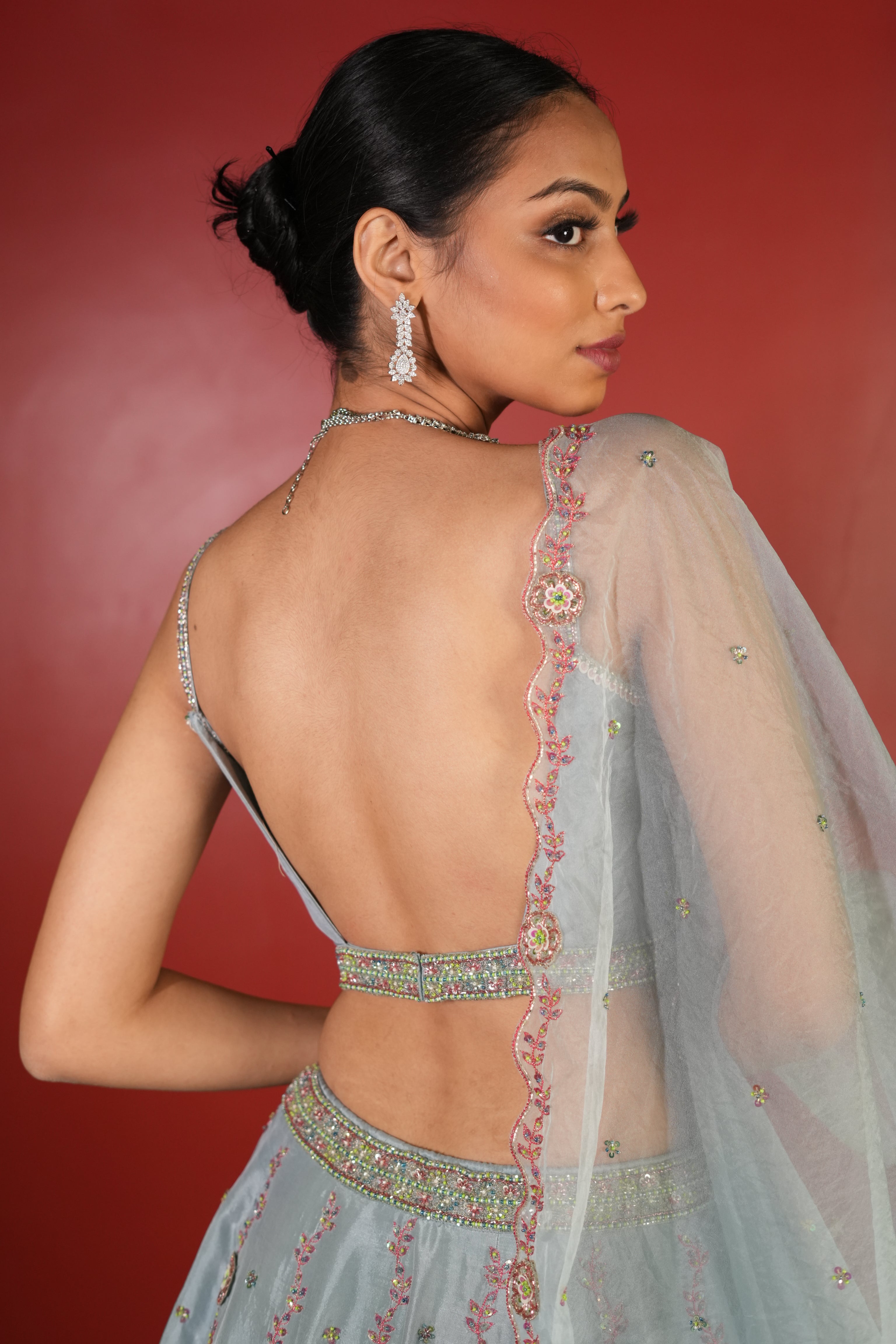 Sky Blue Lehenga Set