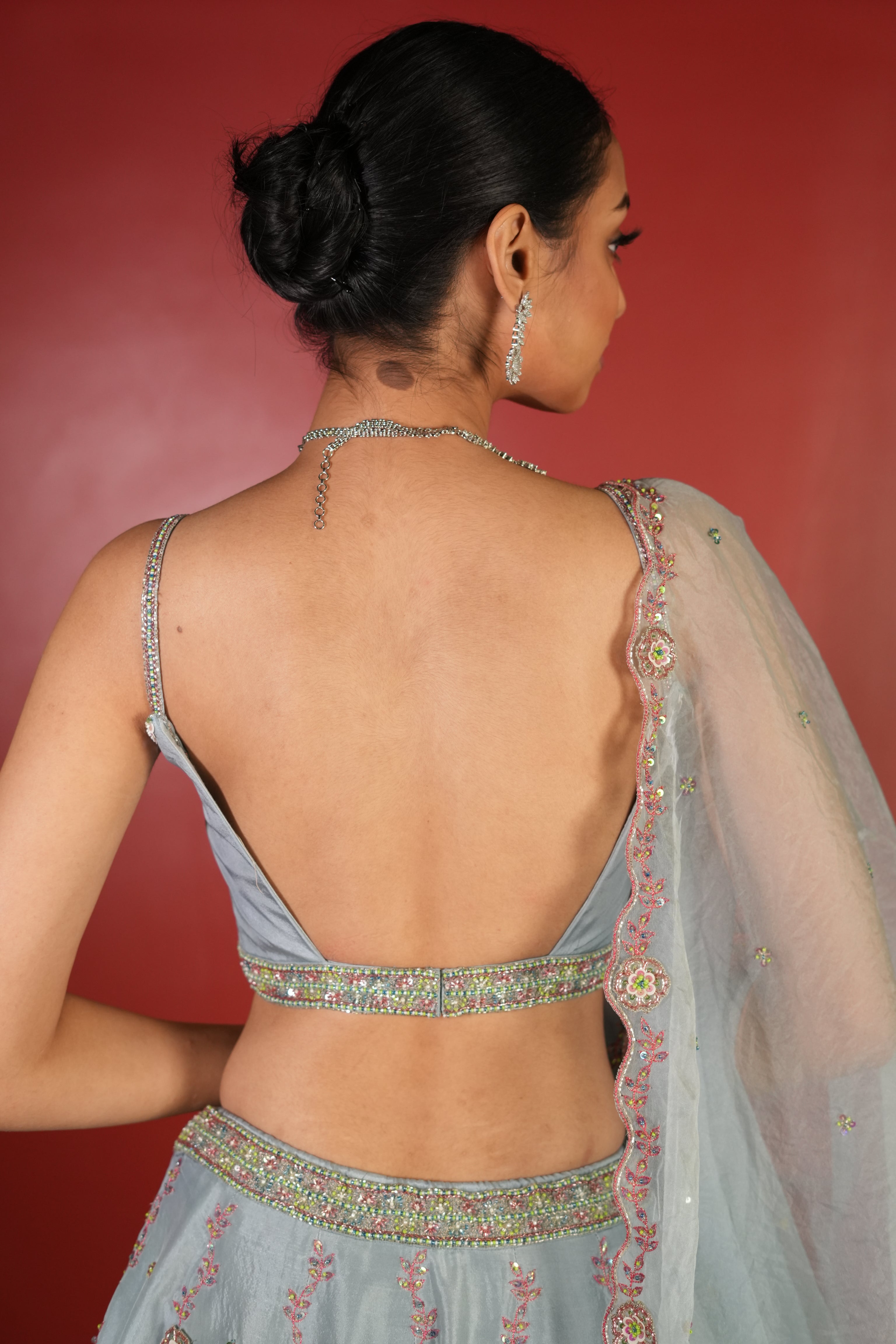 Sky Blue Lehenga Set