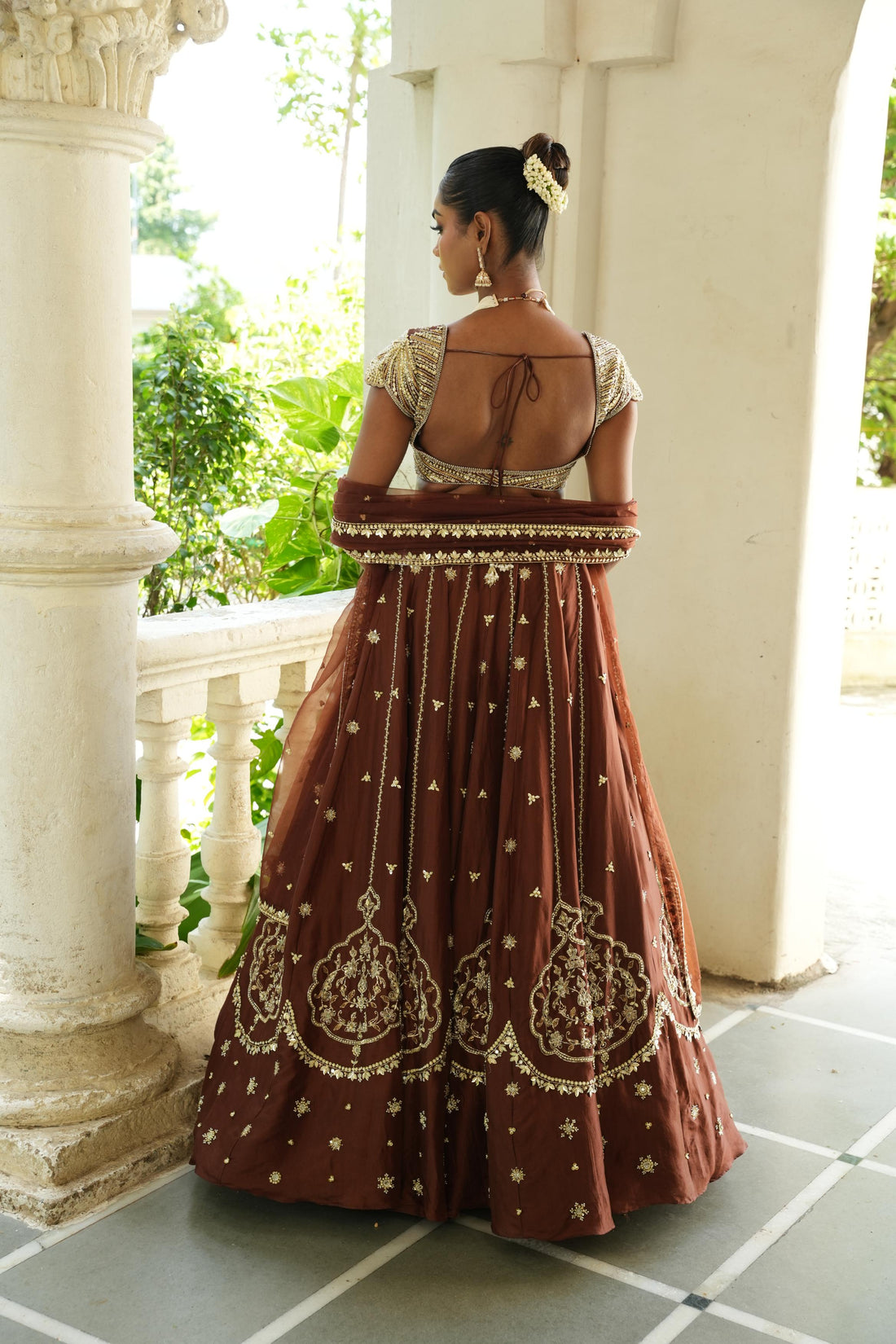 Chocolate Brown Lehenga