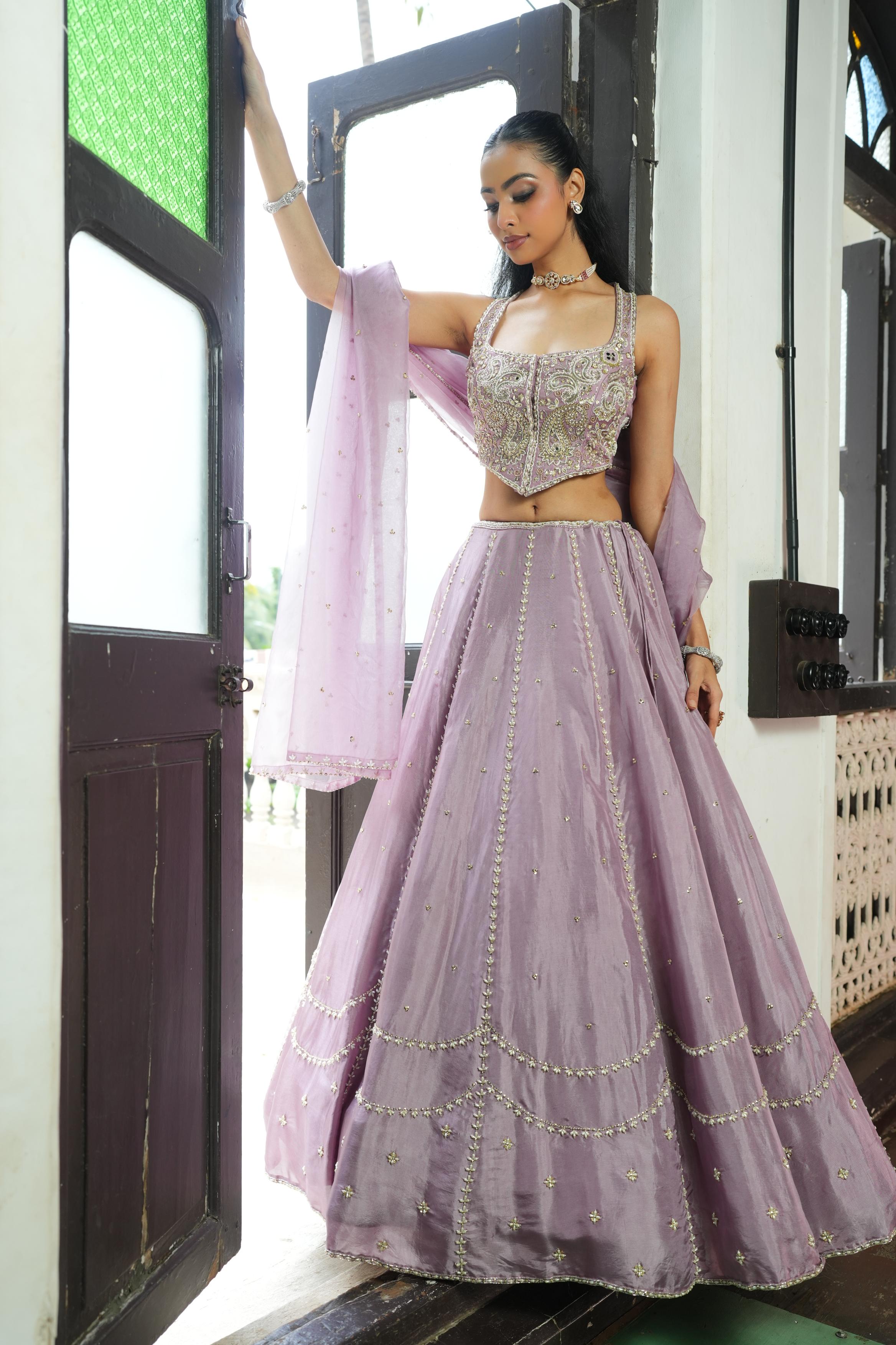 Lavander (InCut) Lehenga