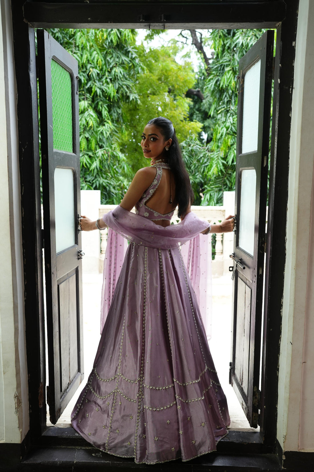 Lavander (InCut) Lehenga