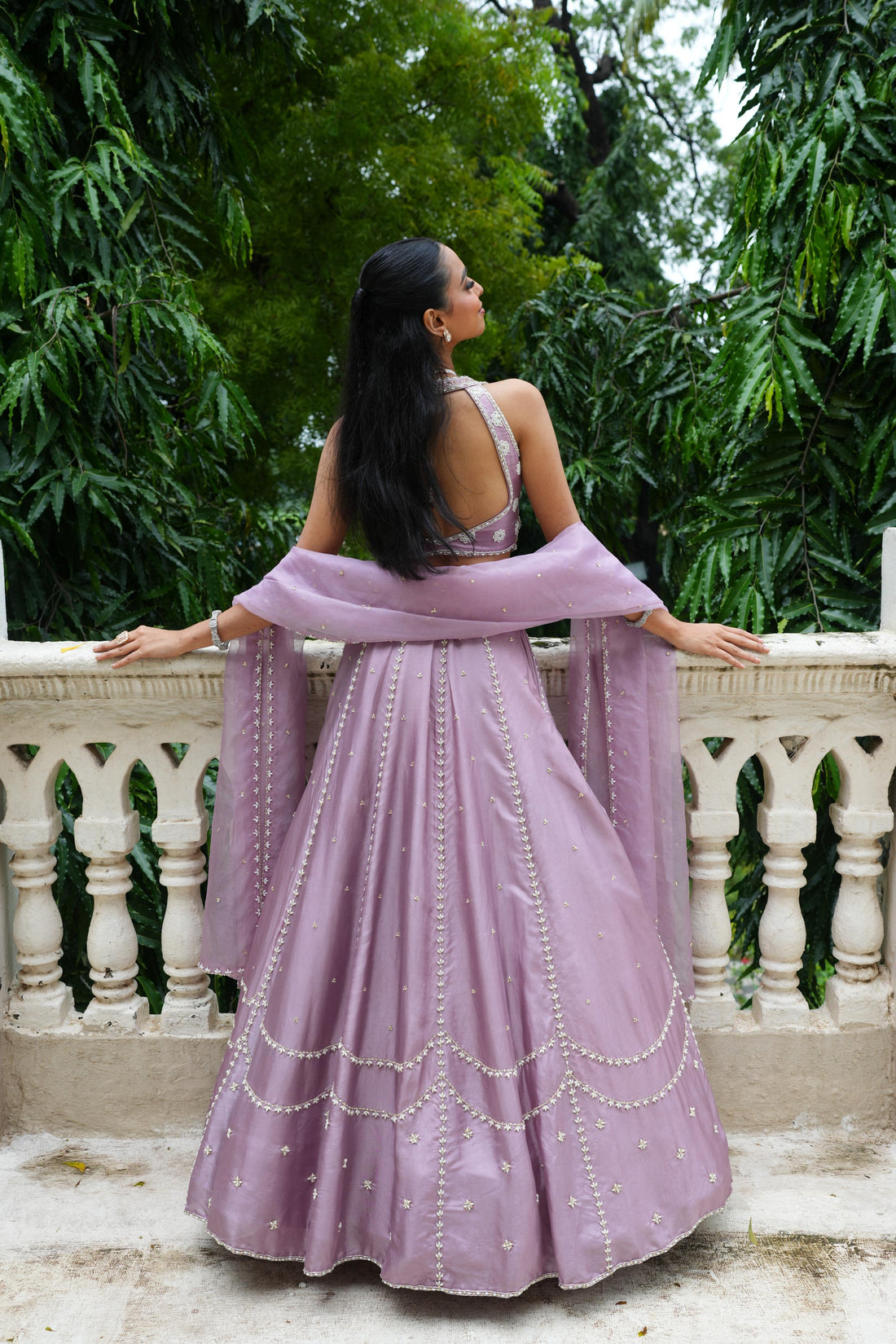 Lavander (InCut) Lehenga