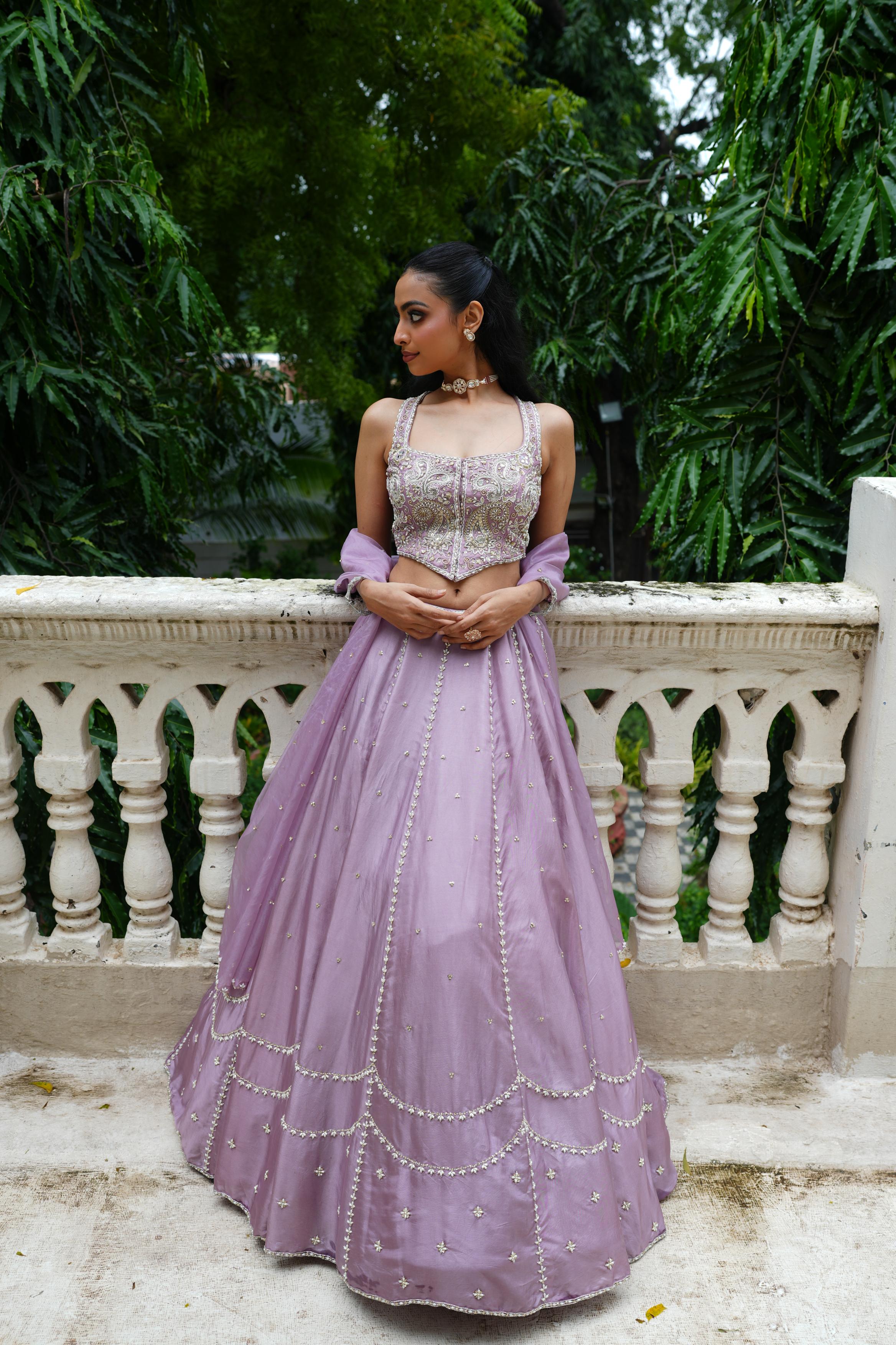 Lavander (InCut) Lehenga