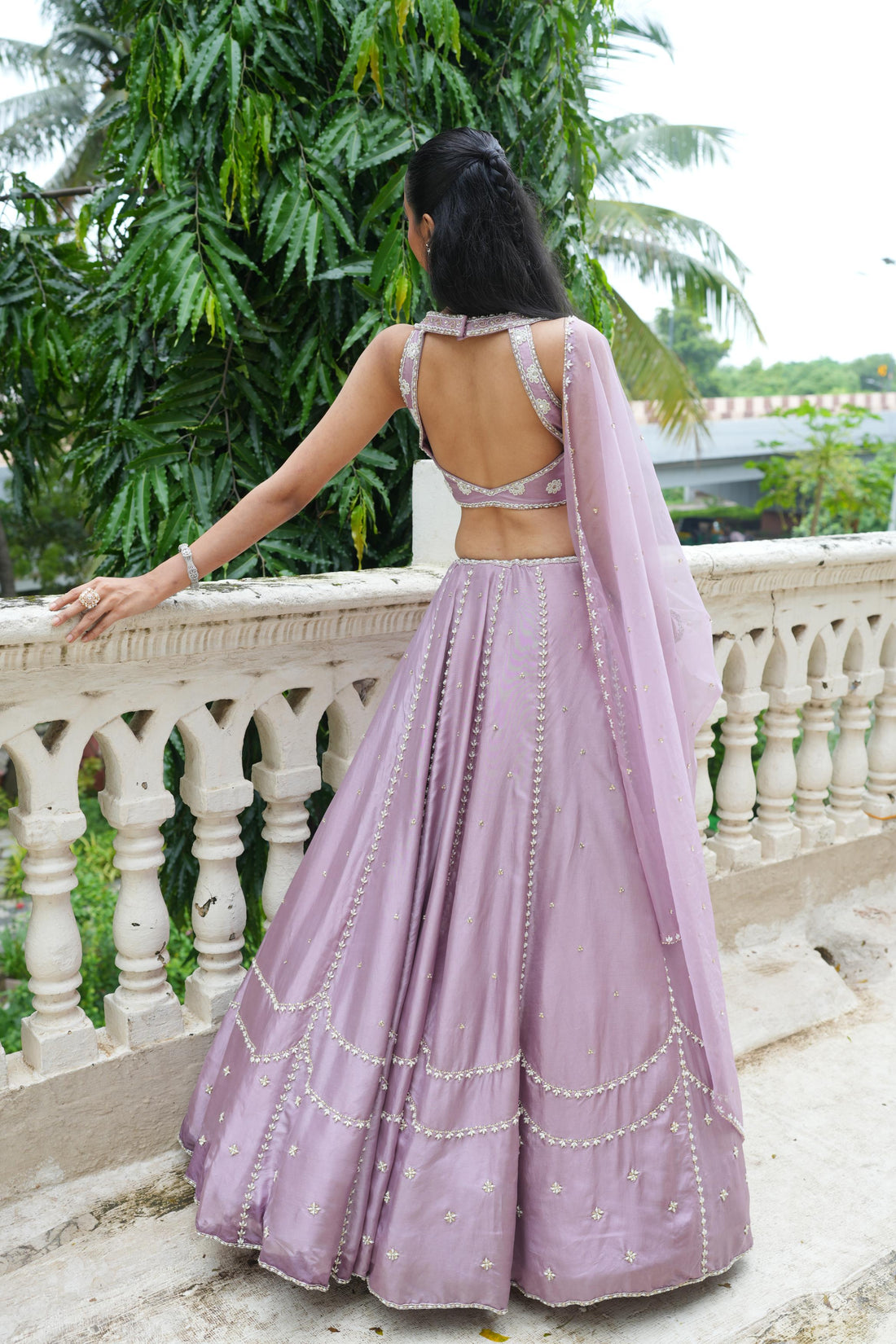 Lavander (InCut) Lehenga