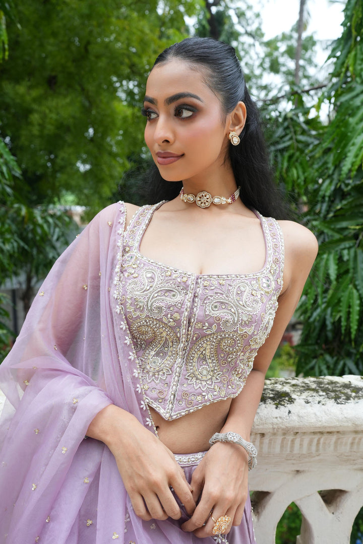 Lavander (InCut) Lehenga